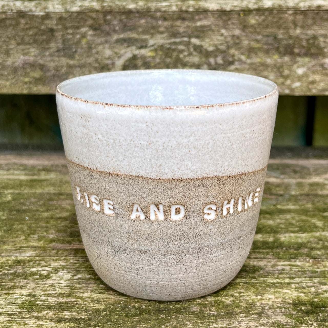Becher "RISE AND SHINE"