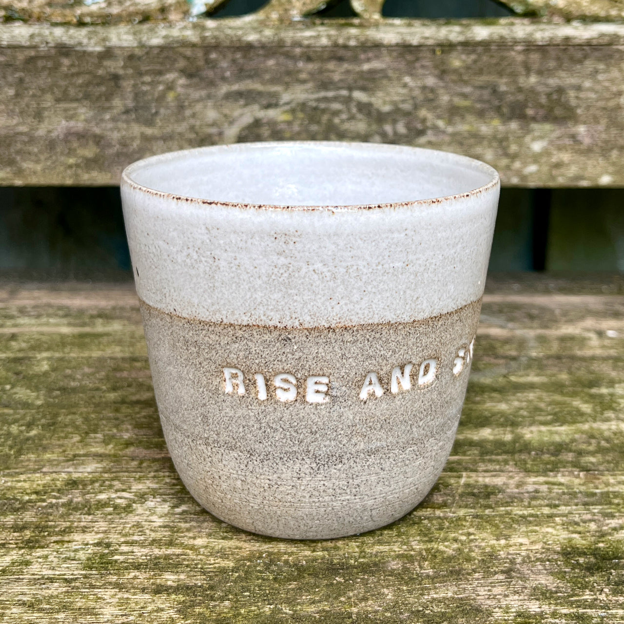Becher "RISE AND SHINE"
