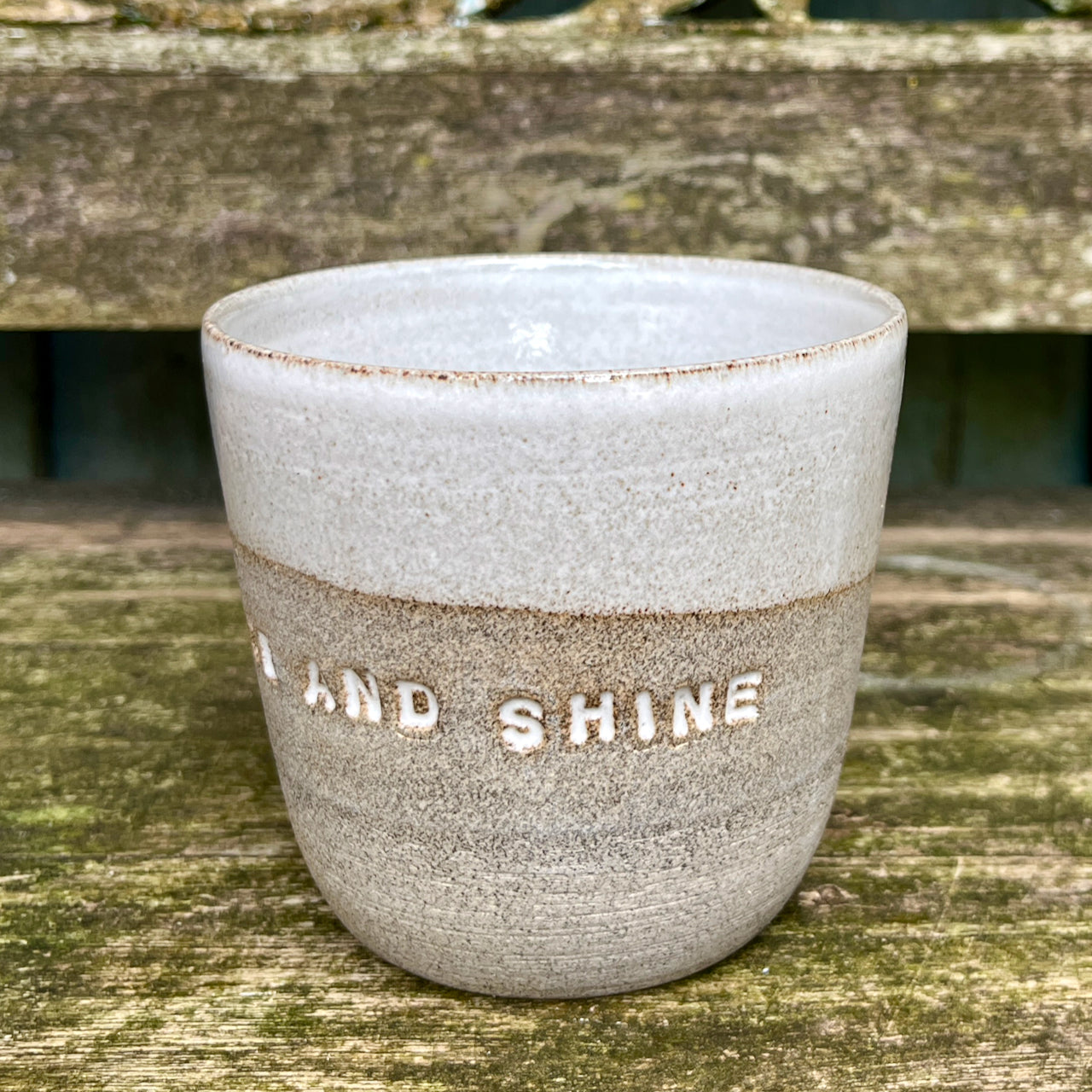 Becher "RISE AND SHINE"