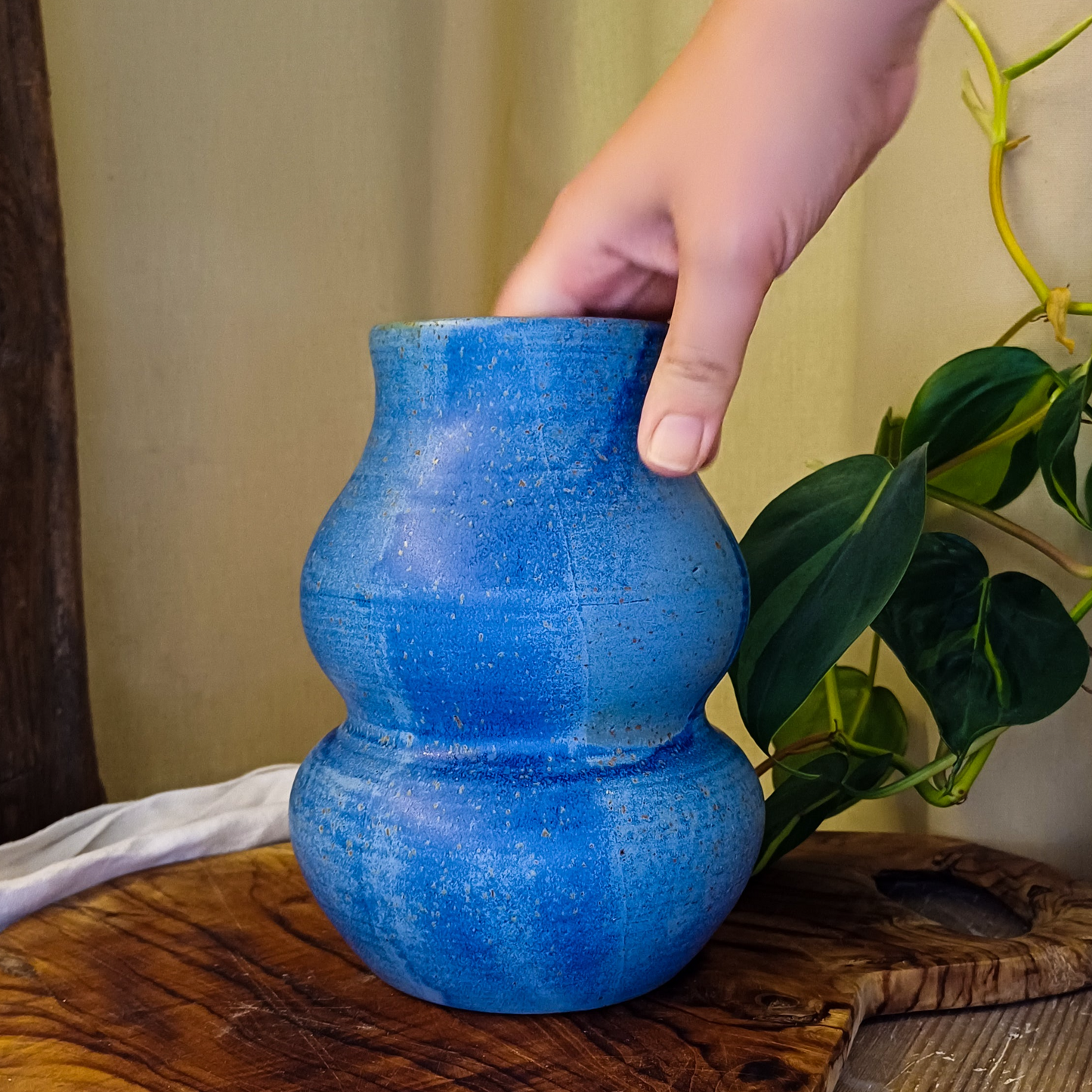 Traumhafte Vase in Kalebassenform